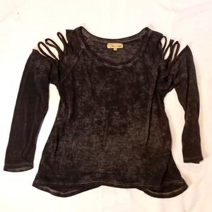 Women's size medium sweater with arm slits